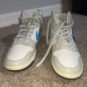 Nike dunk hi retro SE summit white/galactic blue
